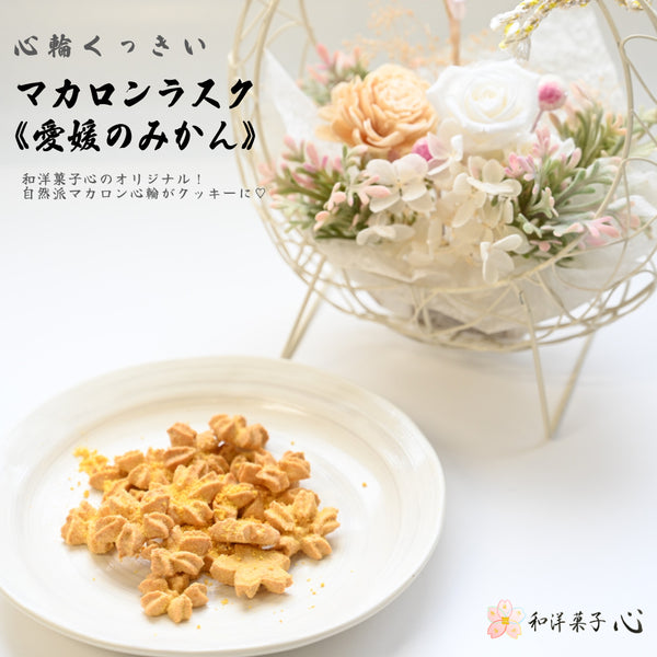 和洋菓子心オリジナル、自然派マカロンのラスク《心輪くっきい》の商品画像